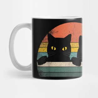 Two Cats Retro Mug